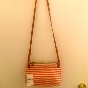 Sole Society red striped purse